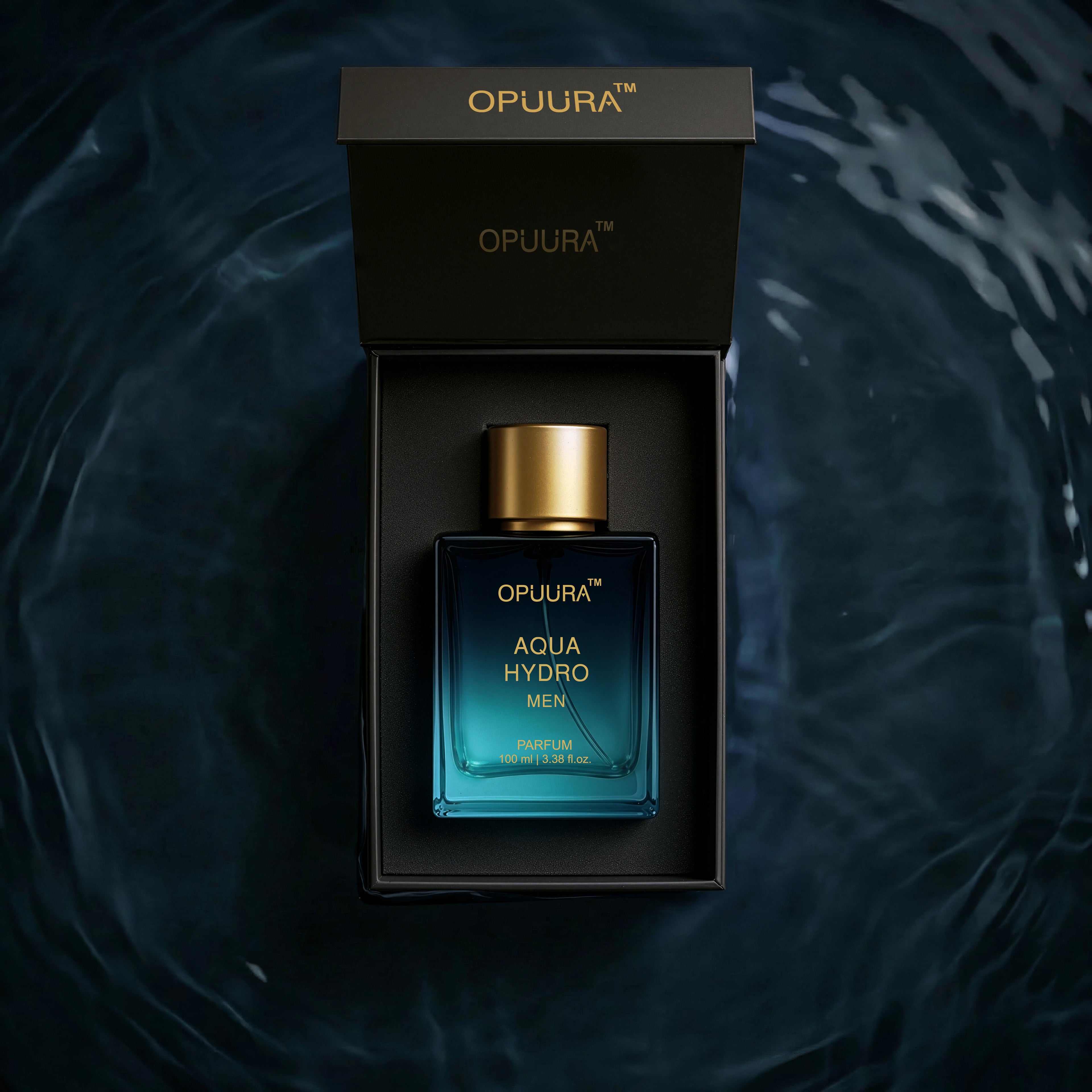 OPUURA Aqua Hydro Luxury Parfum For Men - 100ml Perfume | Premium Gift Box Included