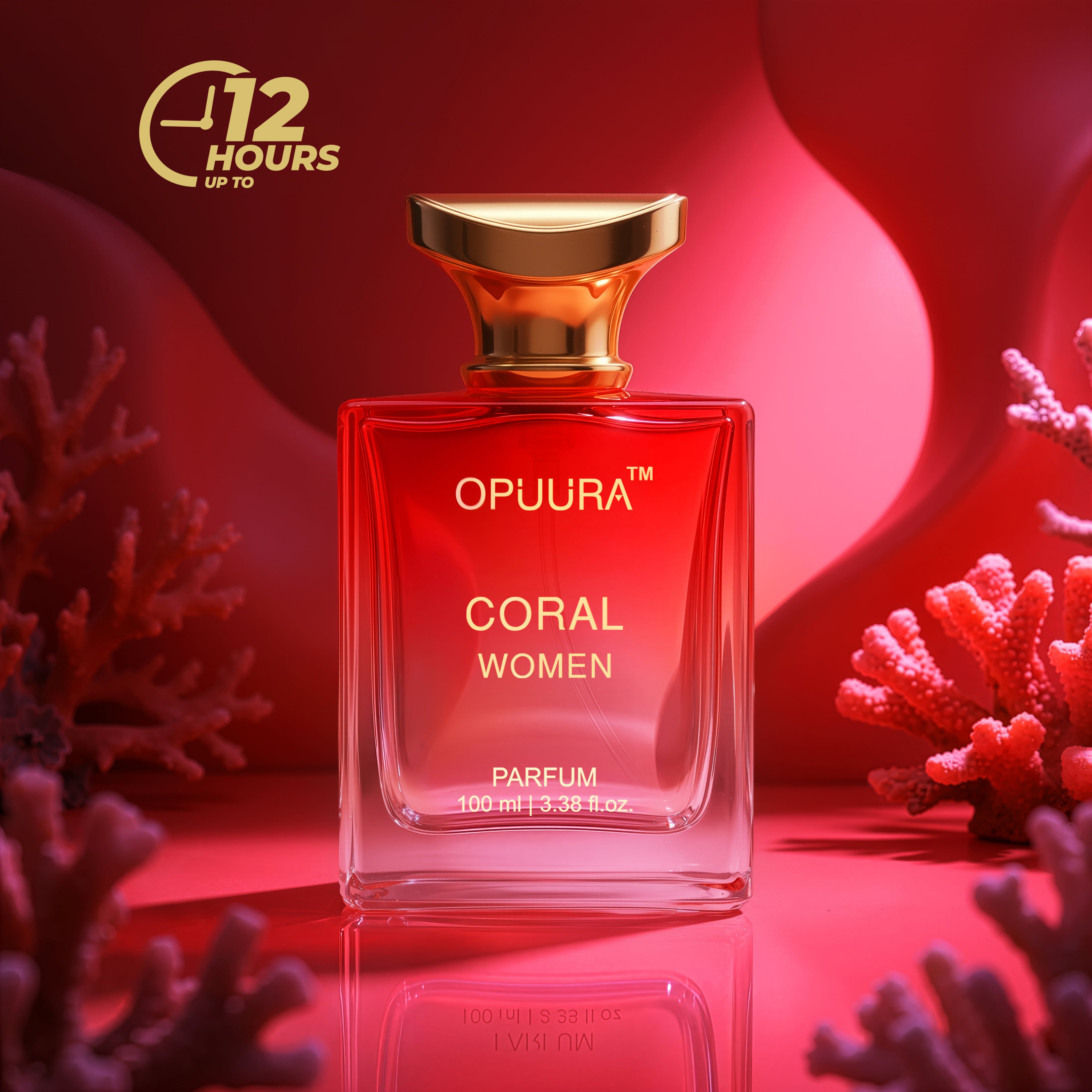 OPUURA Coral Luxury Parfum For Women - 100ml Perfume | Premium Gift Box Included