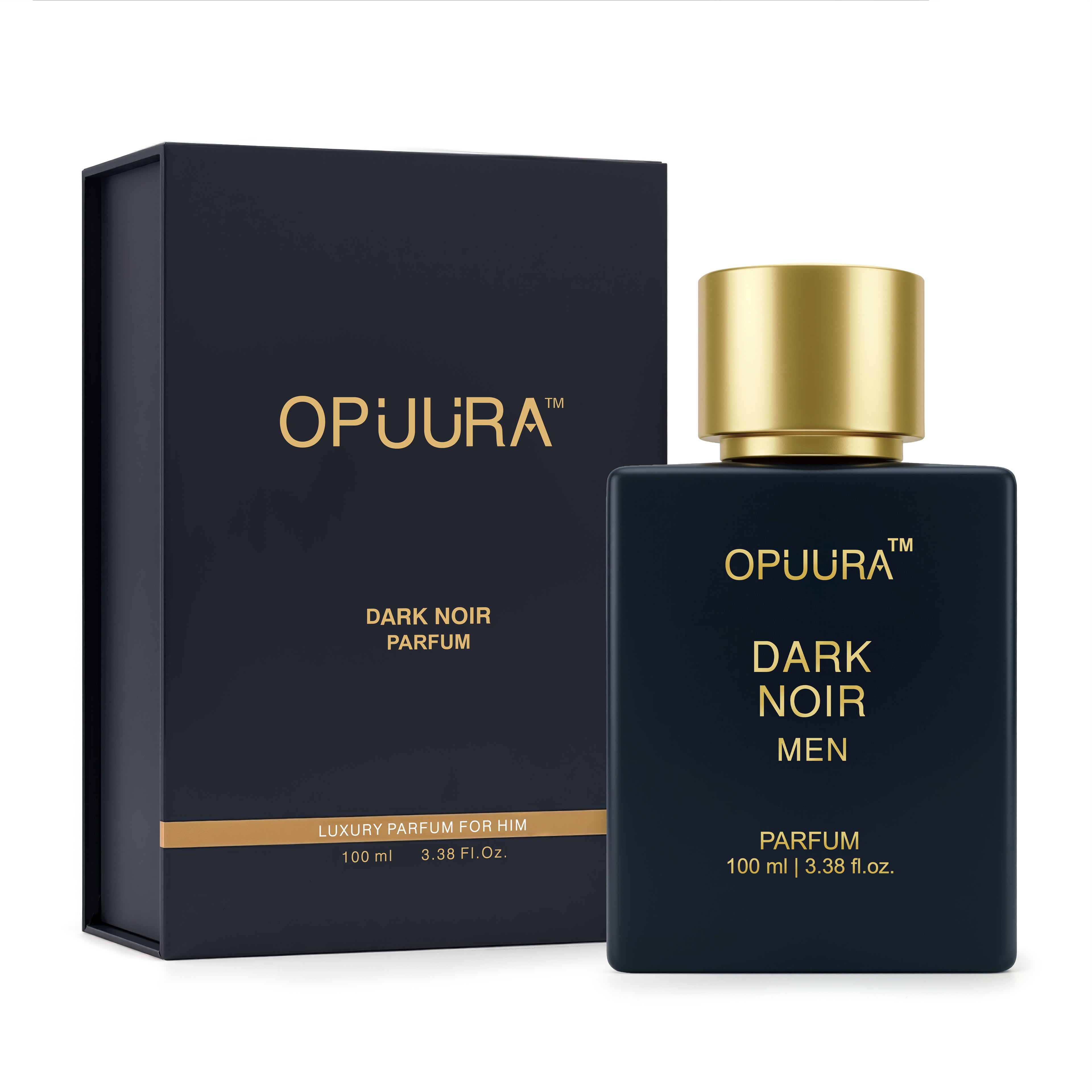 OPUURA Dark Noir Luxury Parfum For Men - 100ml Perfume | Premium Gift Box Included