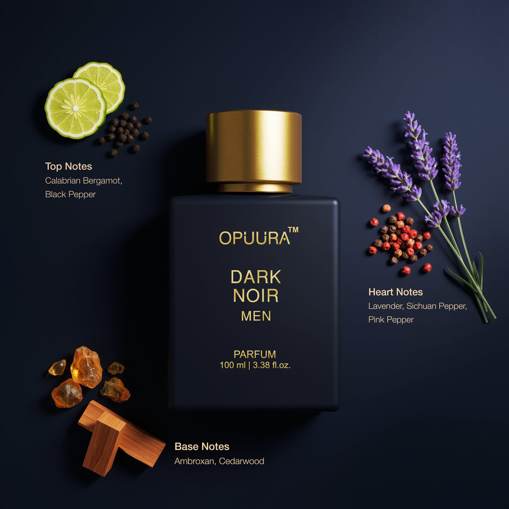 OPUURA Dark Noir Luxury Parfum For Men - 100ml Perfume | Premium Gift Box Included