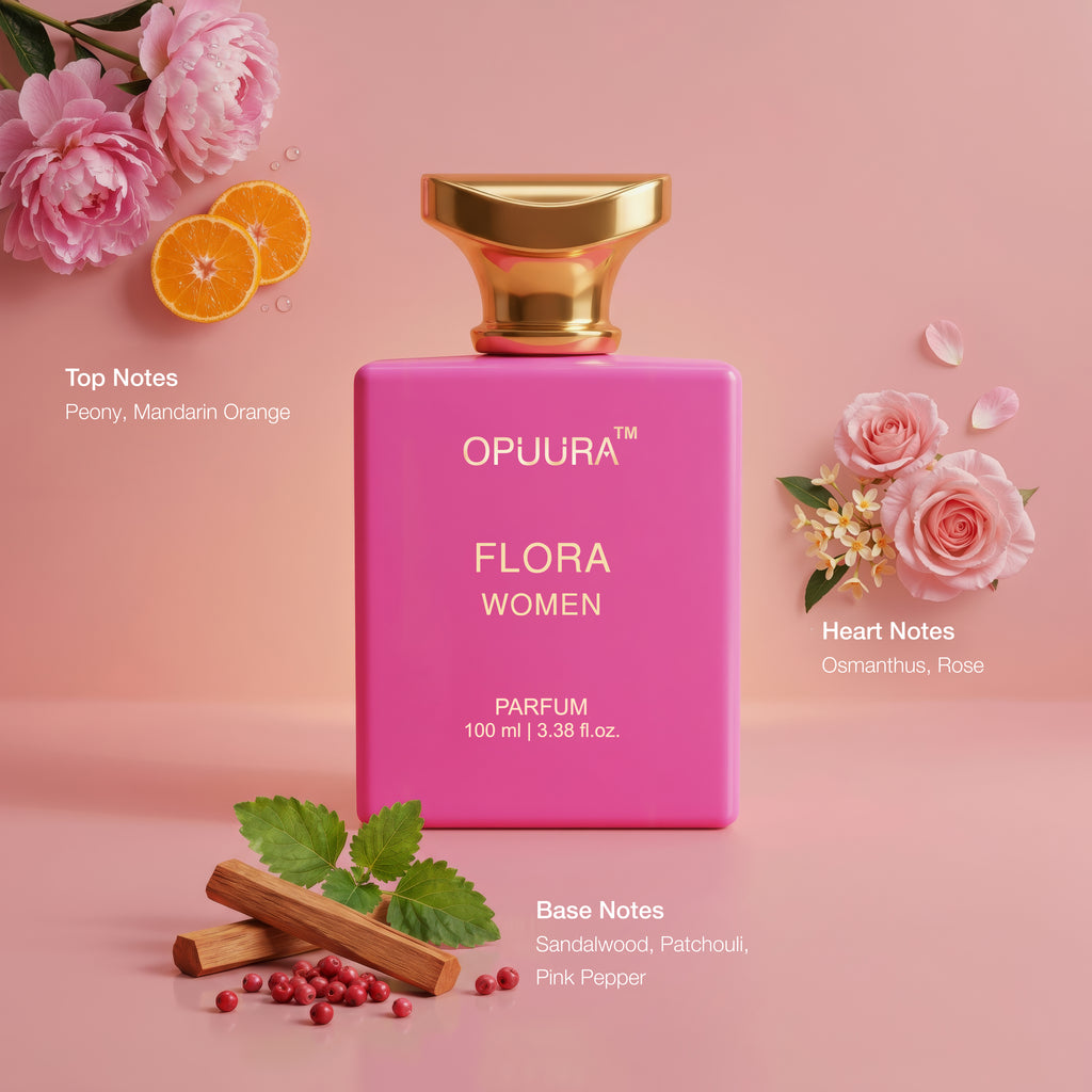 OPUURA Flora Luxury Parfum For Women - 100ml Perfume | Premium Gift Box Included