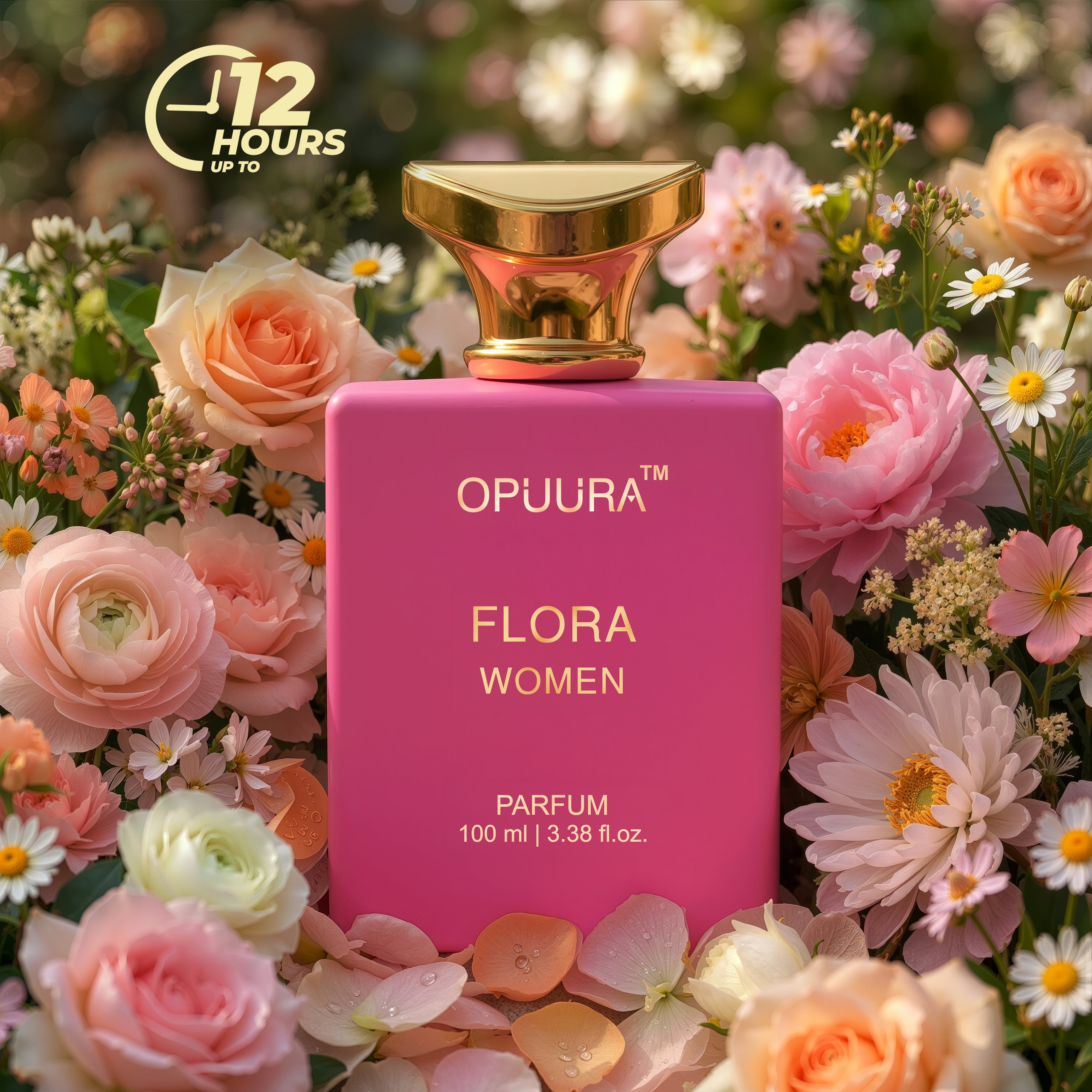 OPUURA Flora Luxury Parfum For Women - 100ml Perfume | Premium Gift Box Included