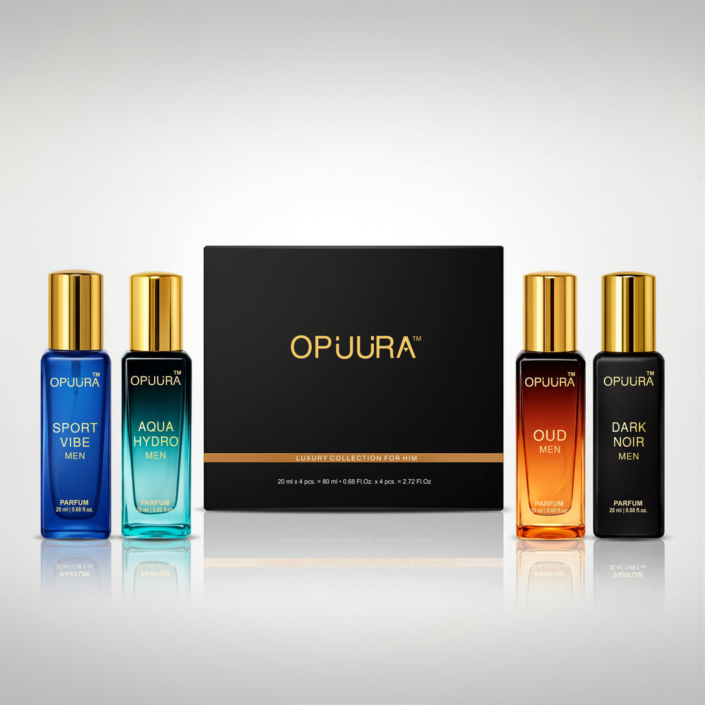 Opuura Men's Luxury Collection Gift Set – 4 × 20ml Premium Parfums