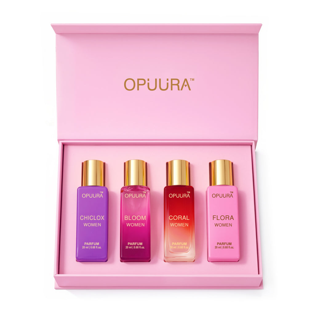 OPUURA Luxury Parfum Collection For Her | 4-Pack Perfume Gift Set & Combo for Women (4 x 20ml)